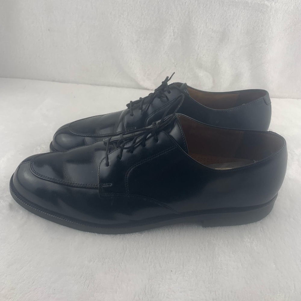 Cole Haan Black 5 Eye Lace Up Oxford Dress Shoes Smooth Leather Mens Size 9EE - Picture 3 of 14